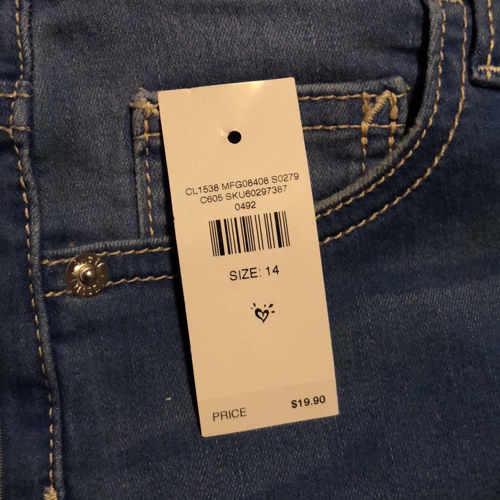 Size 14 Justice shorts